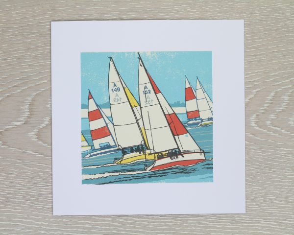 Racing Yachts illustration