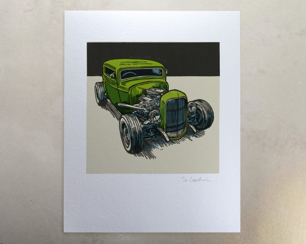 Hot Rod custom car art print