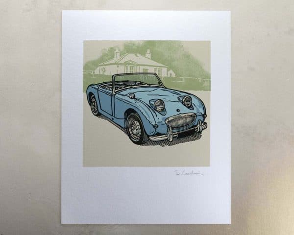 Frogeye Sprite picture print unframed